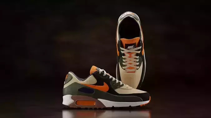 Airmax - Nike Shoes 06 Low-poly 3D model