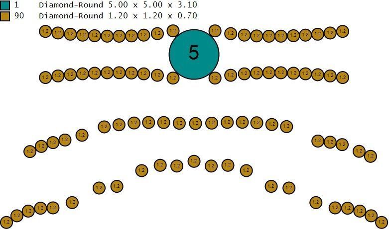 Infinity set ring 3D print model_5