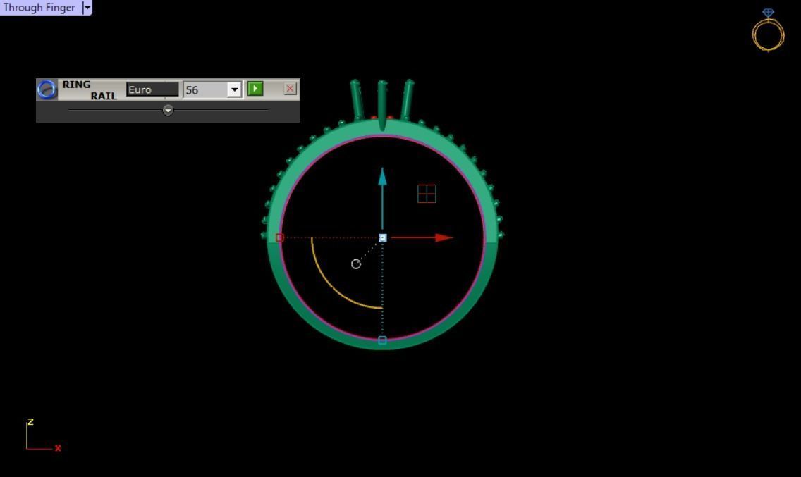 Infinity set ring 3D print model_38