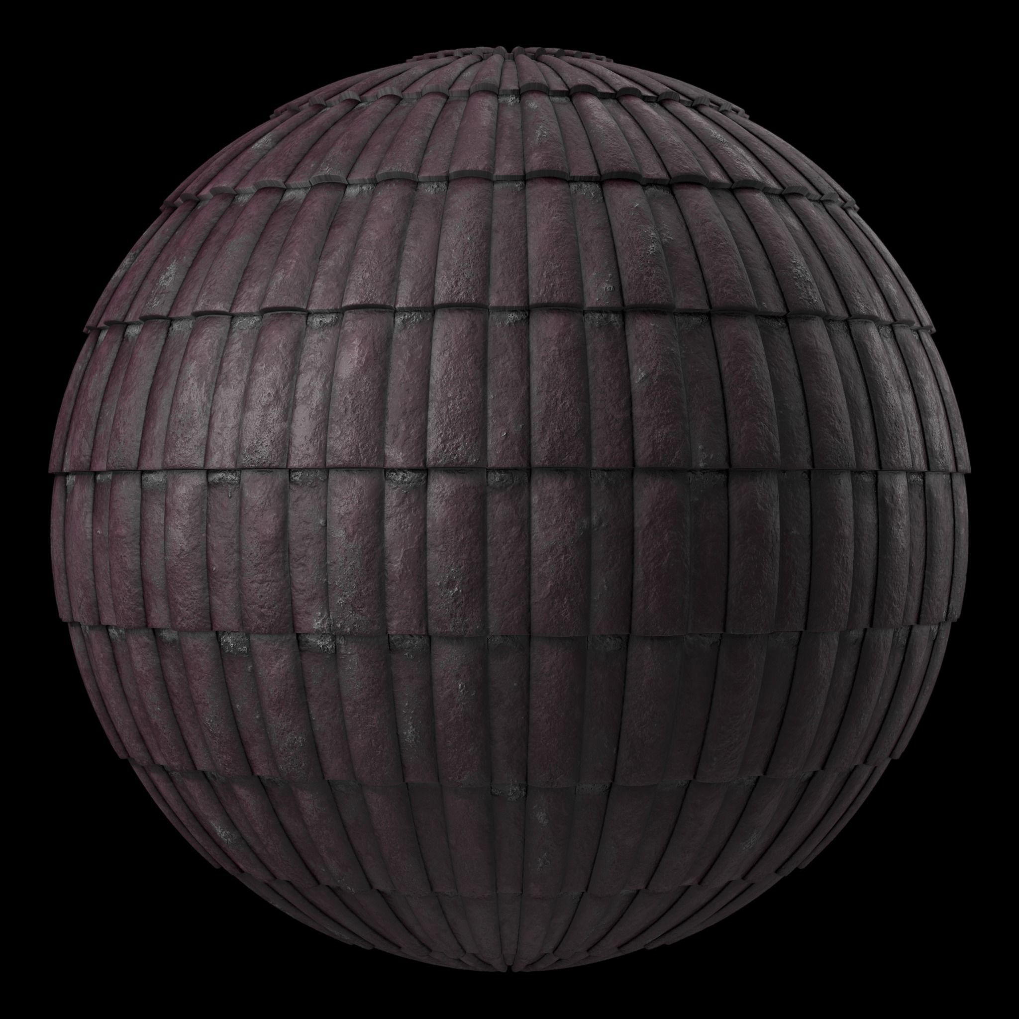Roof Tile Materials 50- Concrete Roofing Seamless Pbr 4k Texture_1