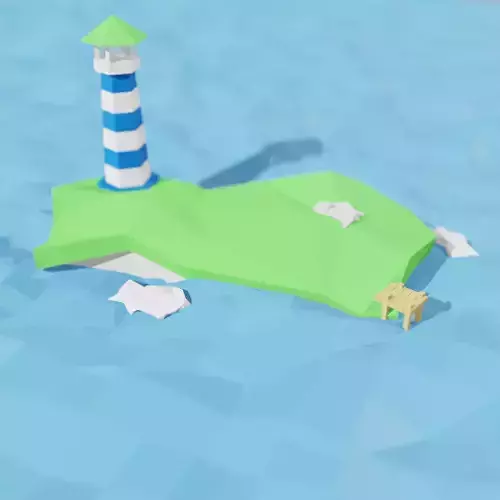 lighthouse on the island