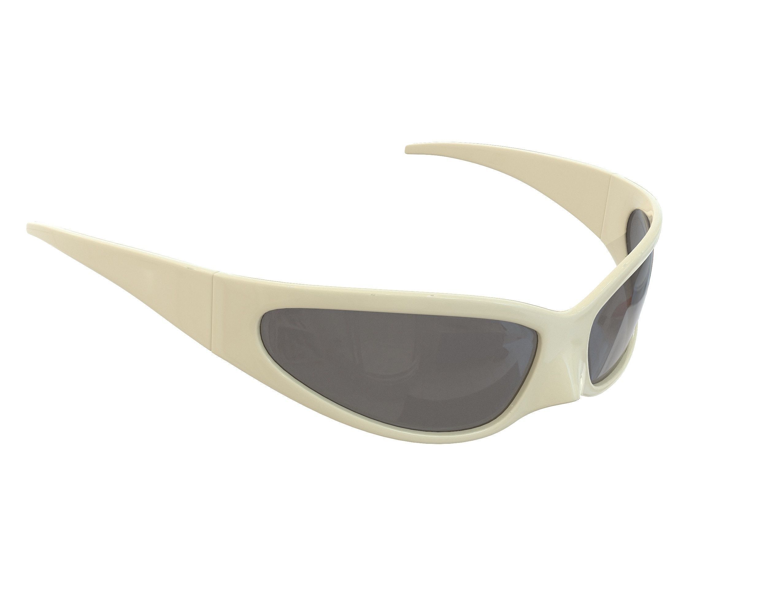 Balenciaga Skin Cat Sunglasses Low-poly 3D model_8