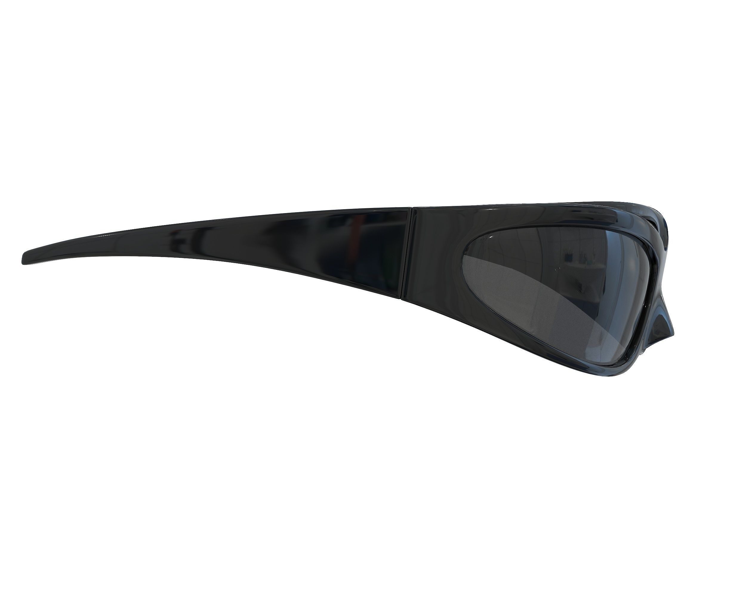 Balenciaga Skin Cat Sunglasses Low-poly 3D model_11