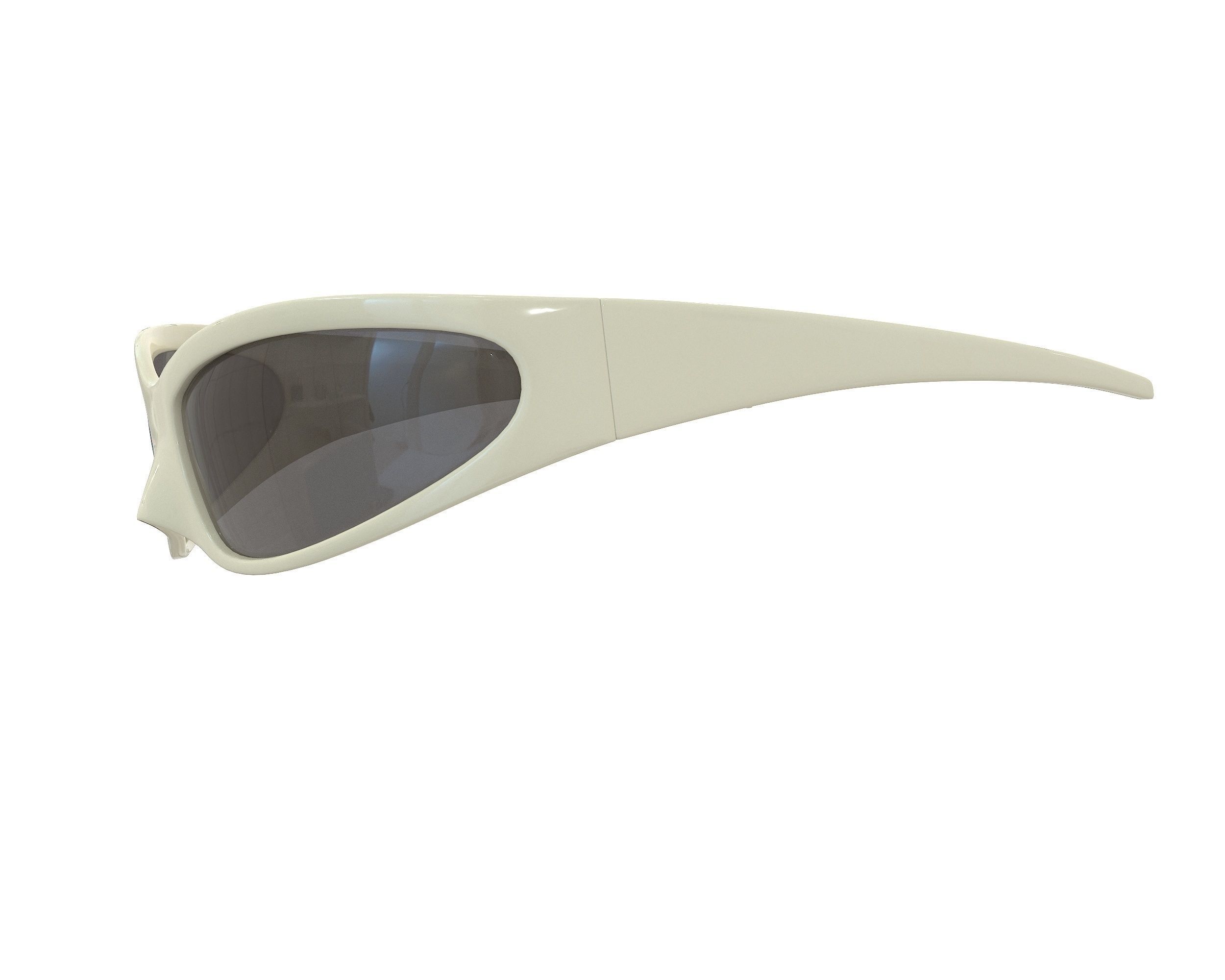 Balenciaga Skin Cat Sunglasses Low-poly 3D model_10