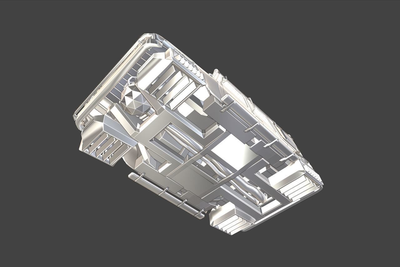 UAZ Cyber Green 3D model_10