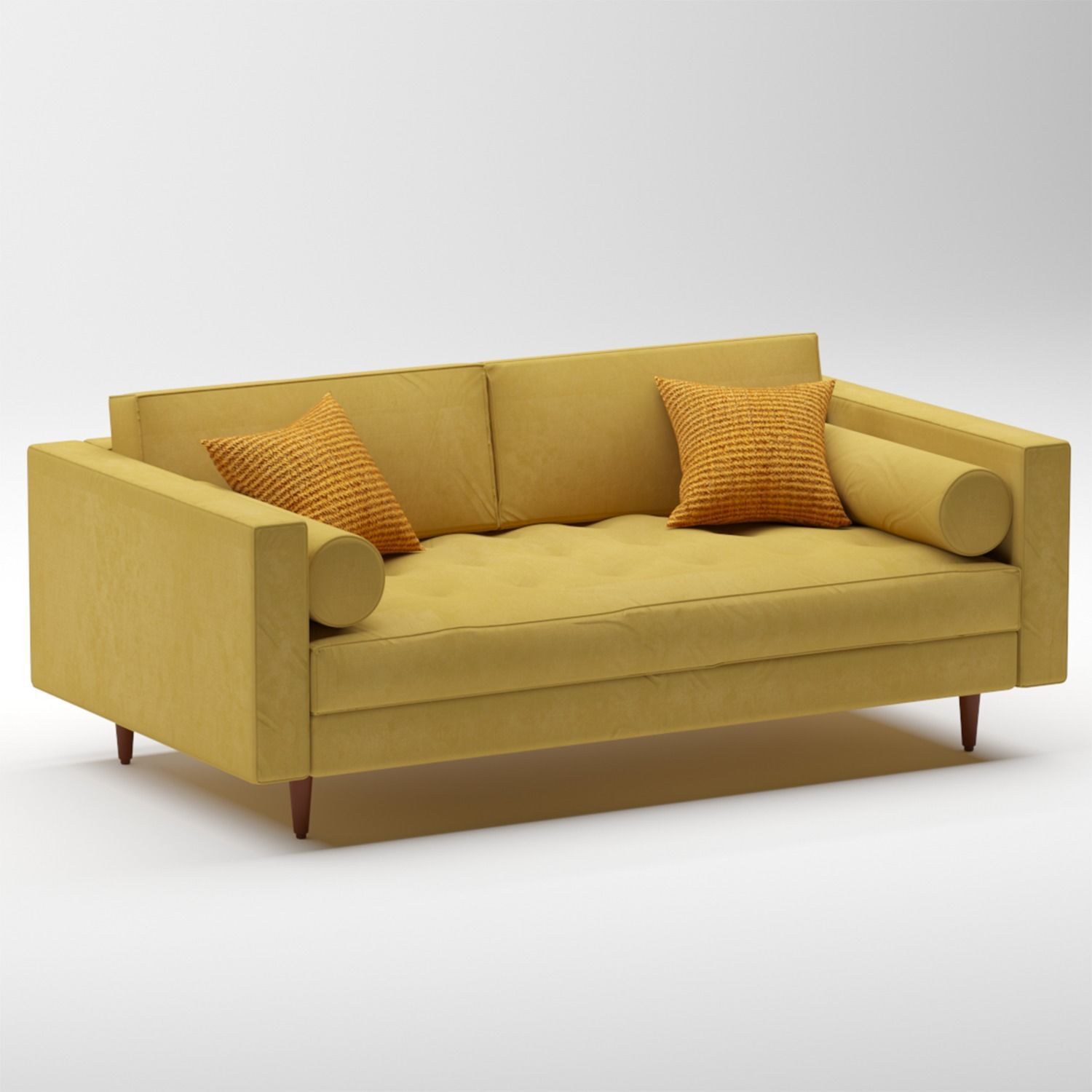 Modern sofa 3D model_1