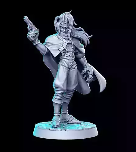 Vincent Final Fantasy 32mm Pre-supported 3D print model