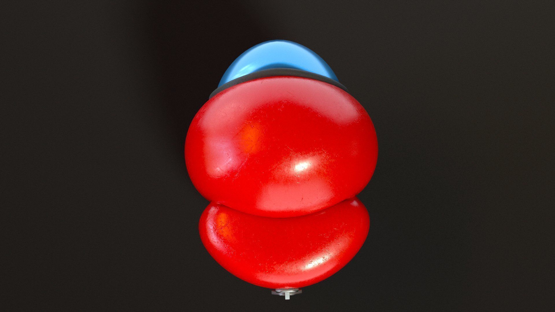 Among Us Red Guy Low-poly 3D model_7