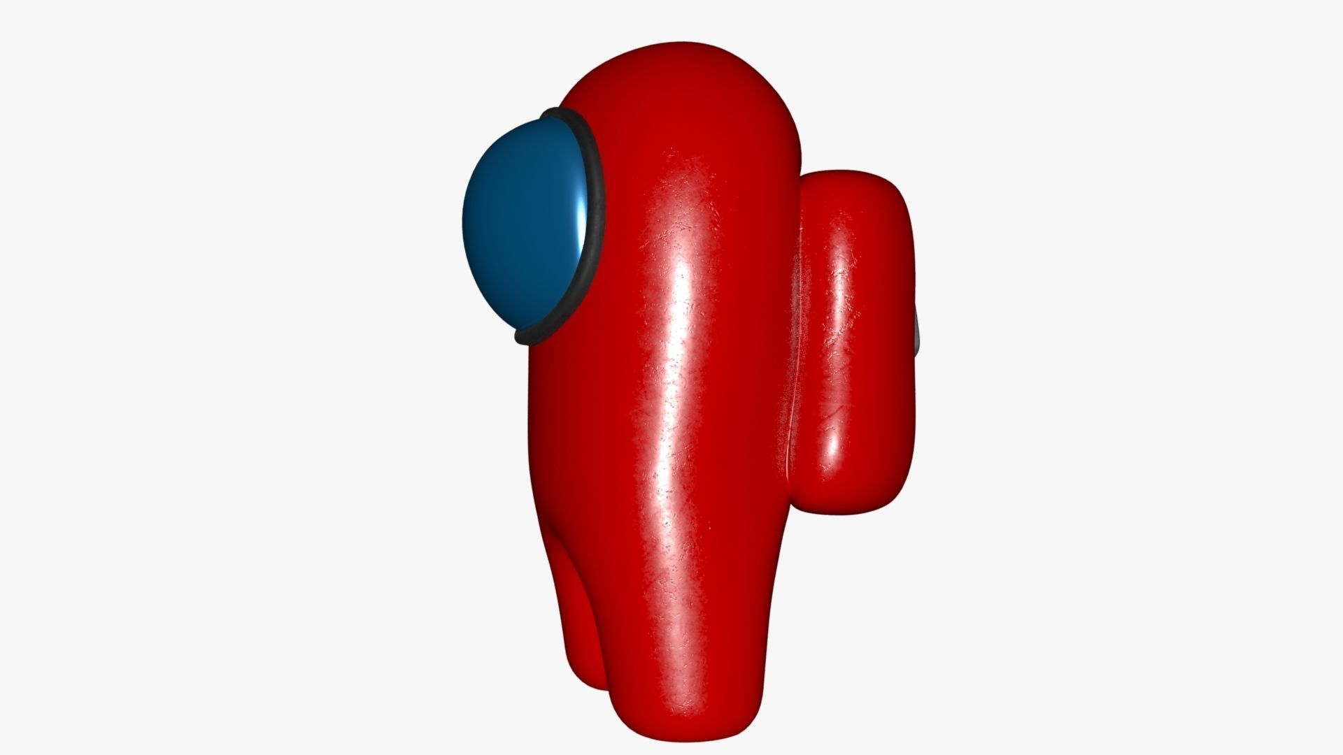 Among Us Red Guy Low-poly 3D model_52