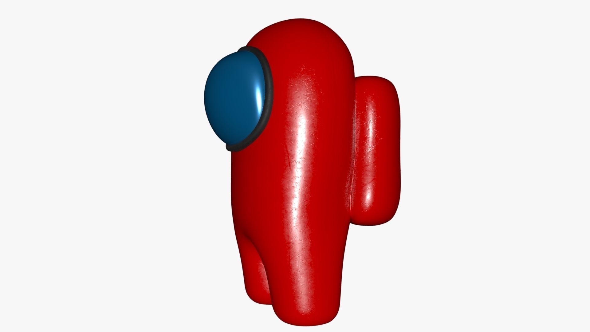 Among Us Red Guy Low-poly 3D model_53