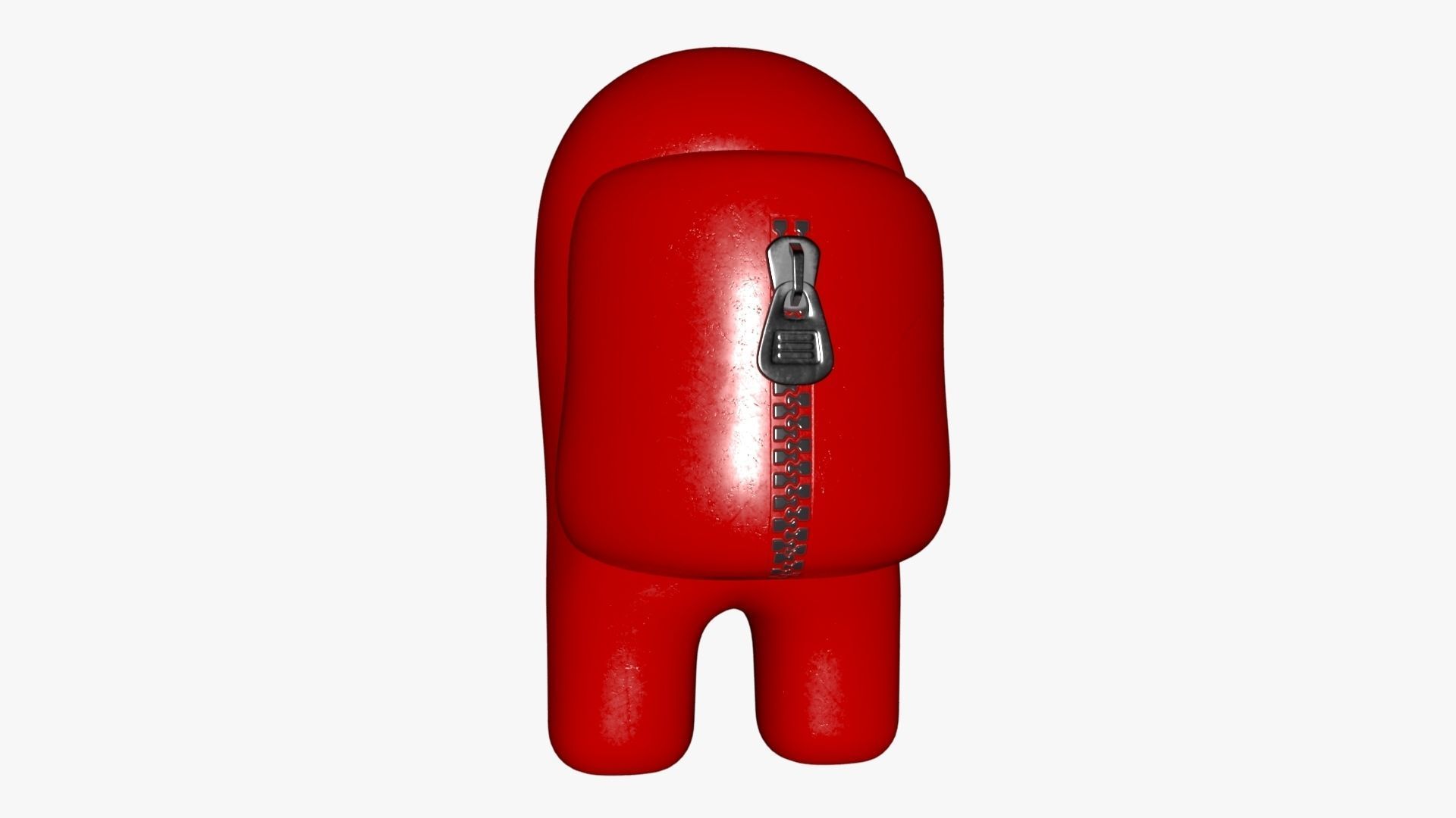 Among Us Red Guy Low-poly 3D model_67