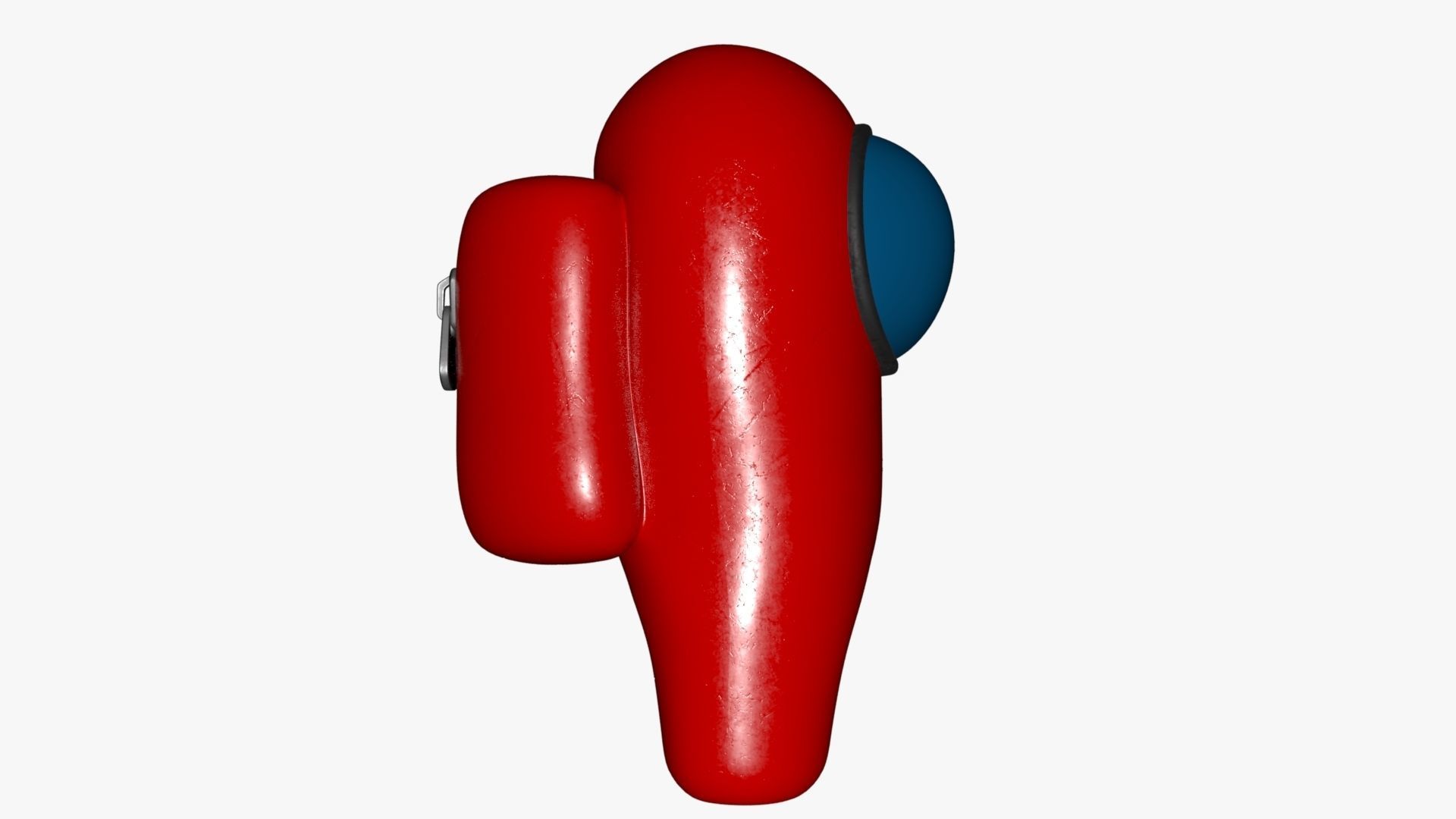 Among Us Red Guy Low-poly 3D model_27