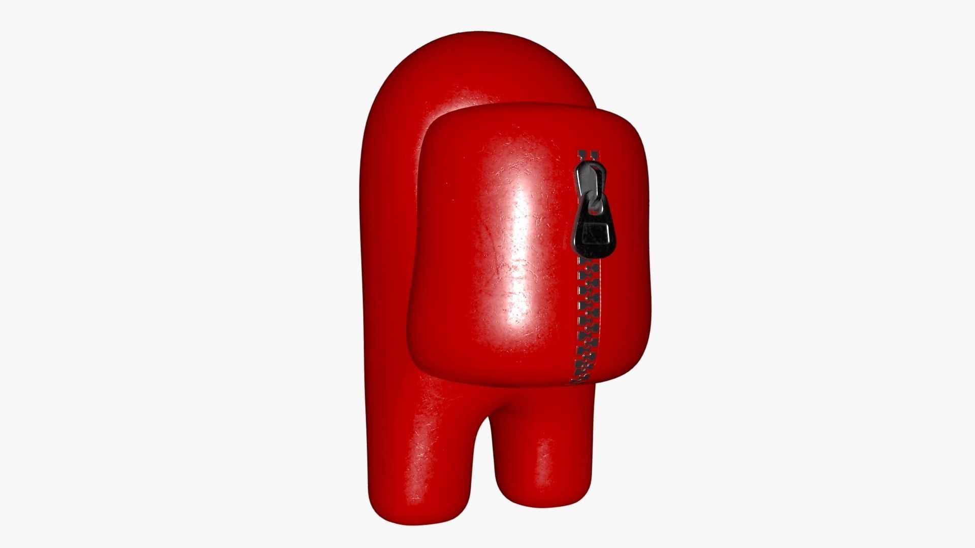 Among Us Red Guy Low-poly 3D model_80