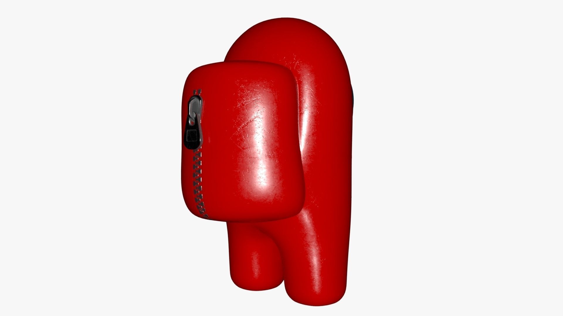 Among Us Red Guy Low-poly 3D model_19