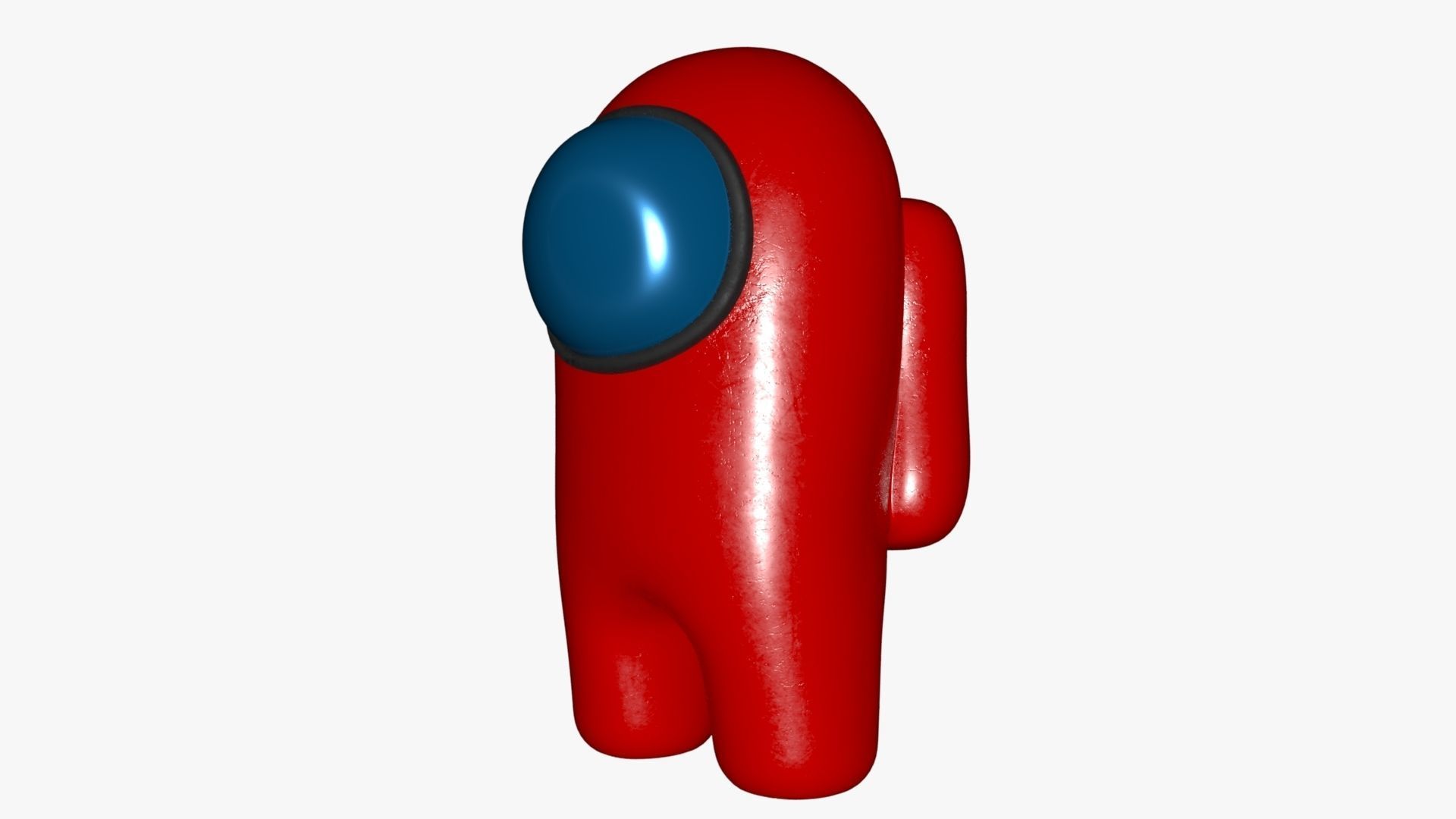Among Us Red Guy Low-poly 3D model_46