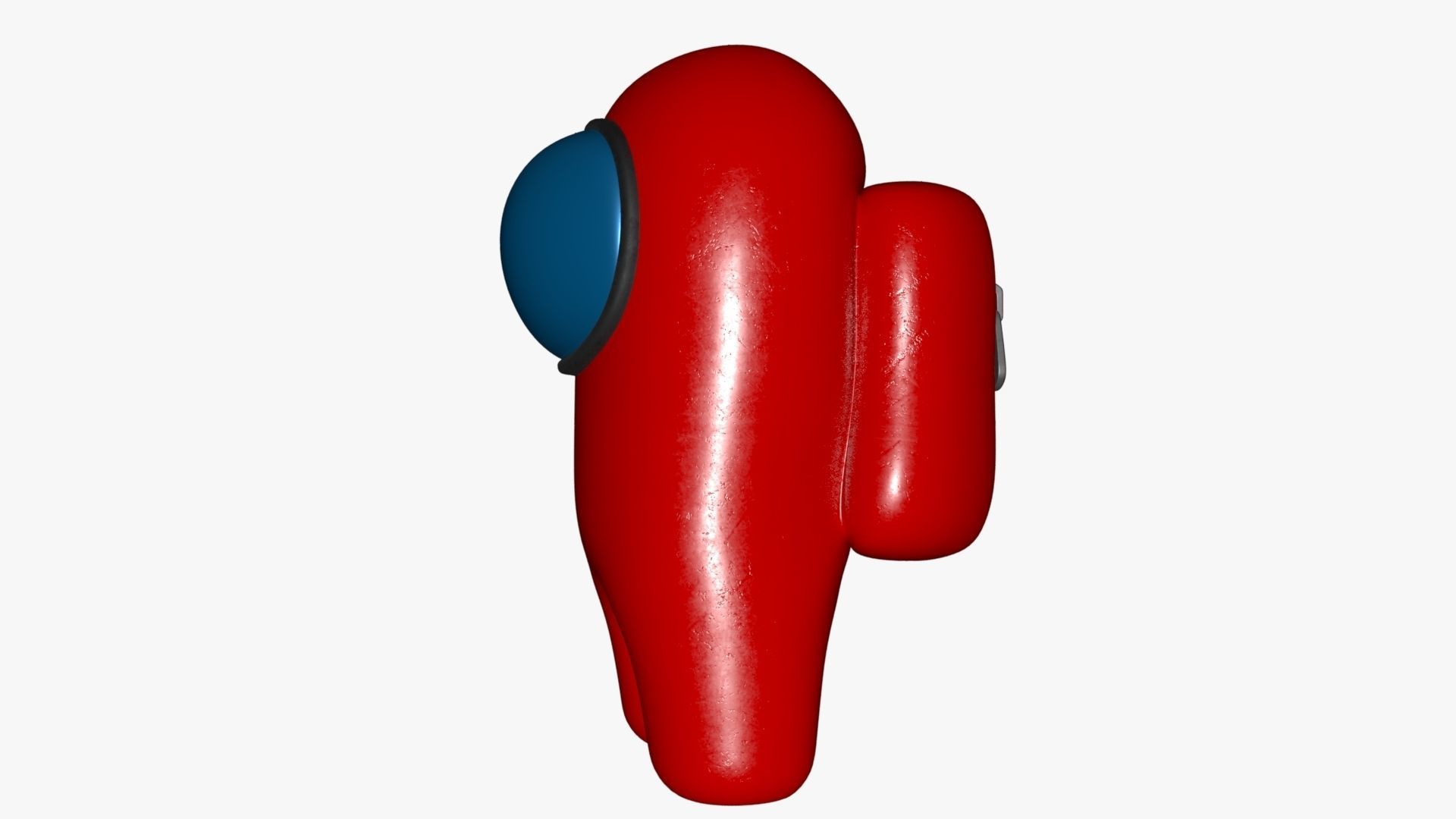 Among Us Red Guy Low-poly 3D model_55