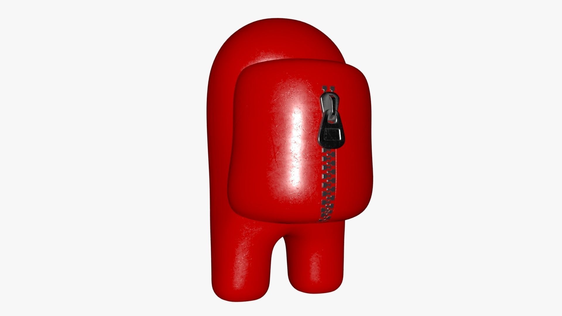 Among Us Red Guy Low-poly 3D model_69