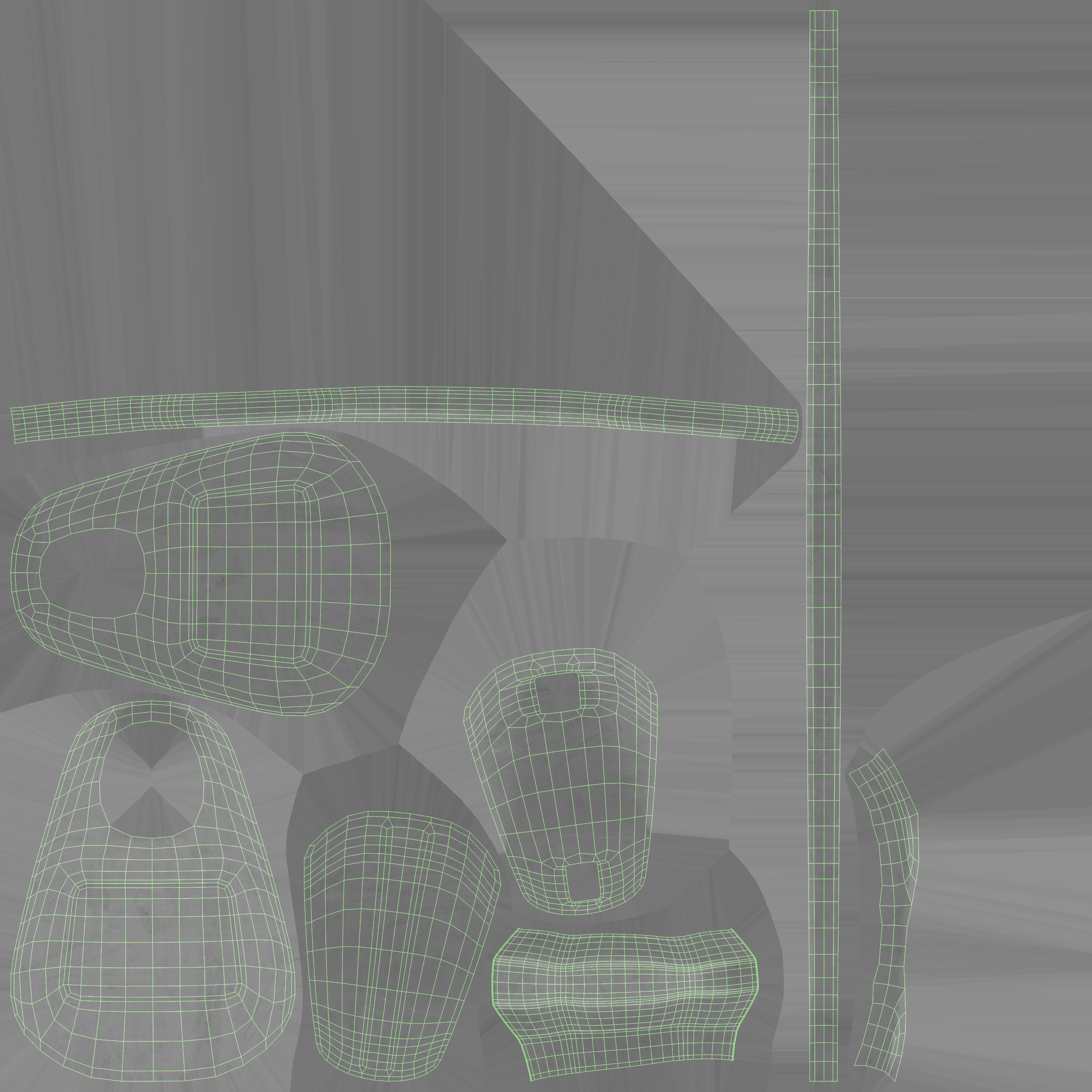 Among Us Red Guy Low-poly 3D model_17