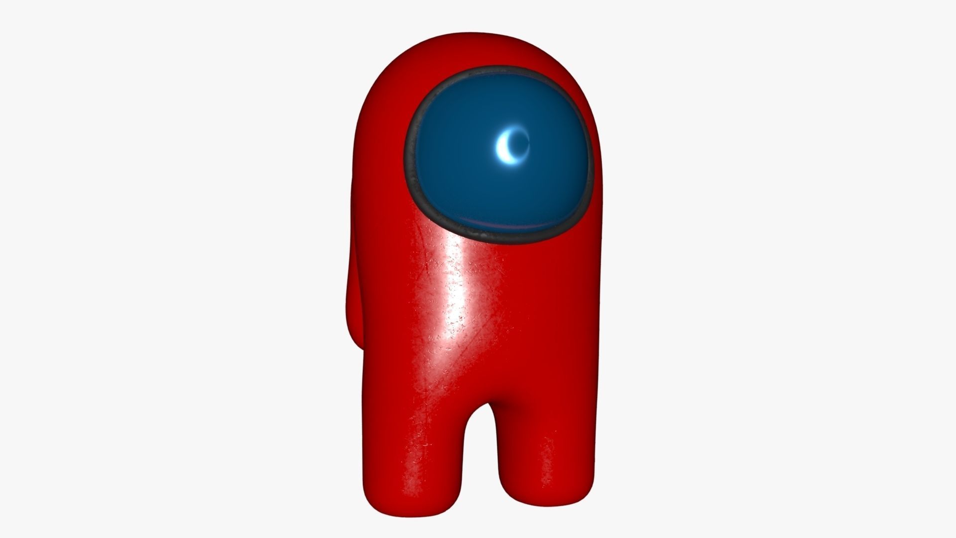 Among Us Red Guy Low-poly 3D model_41