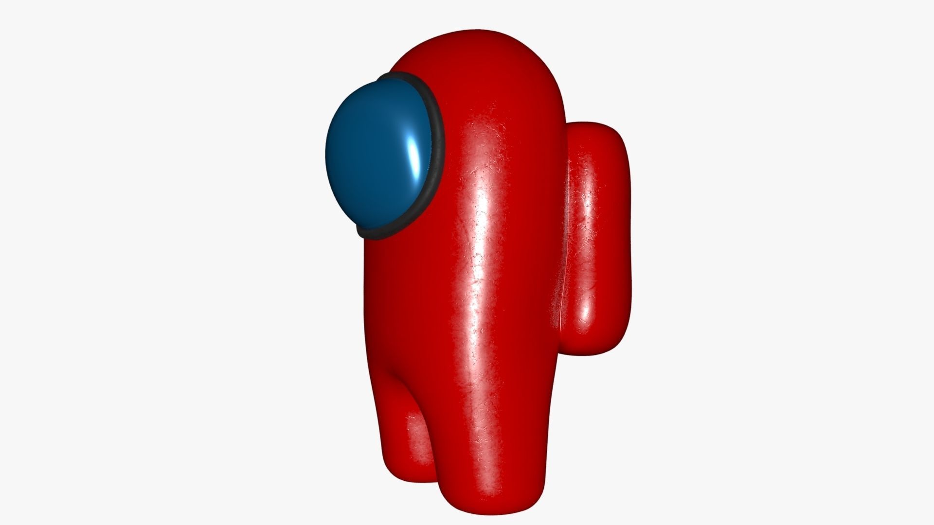 Among Us Red Guy Low-poly 3D model_50