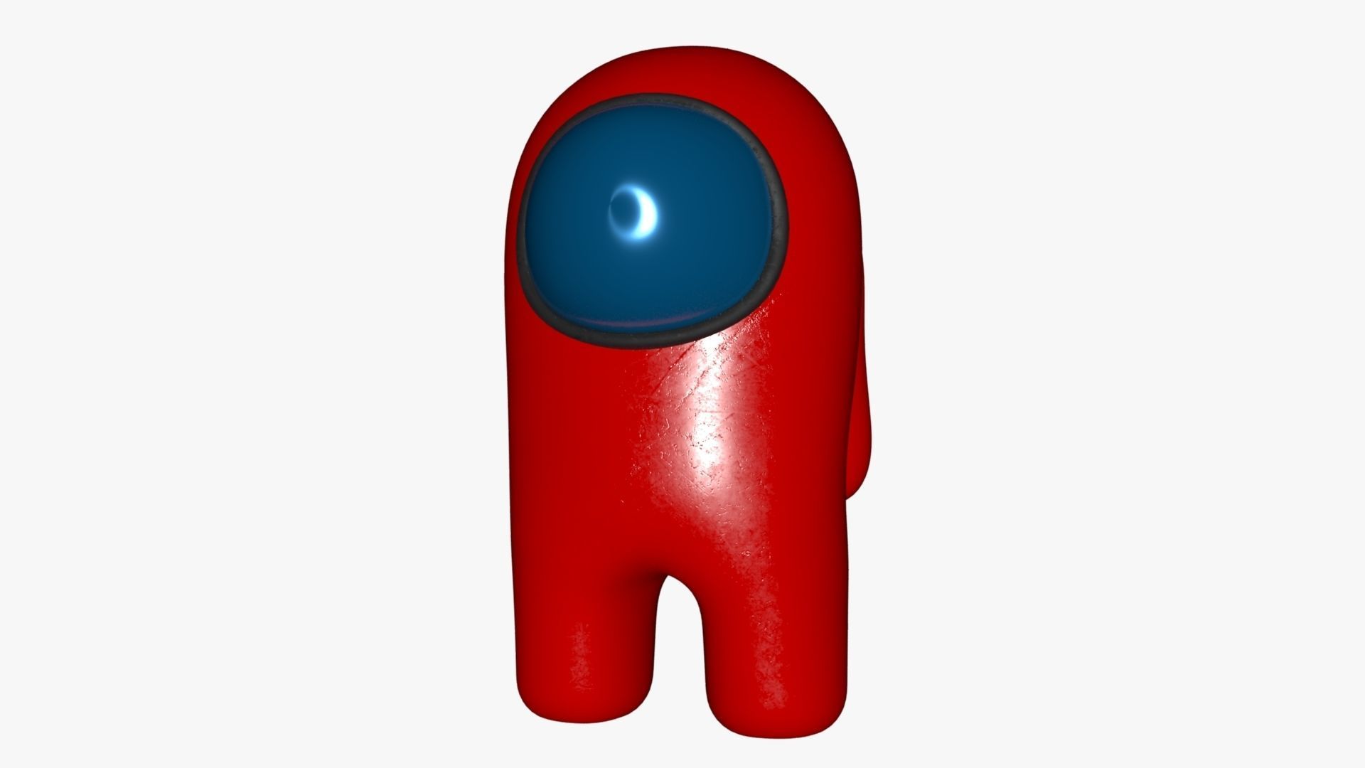 Among Us Red Guy Low-poly 3D model_45