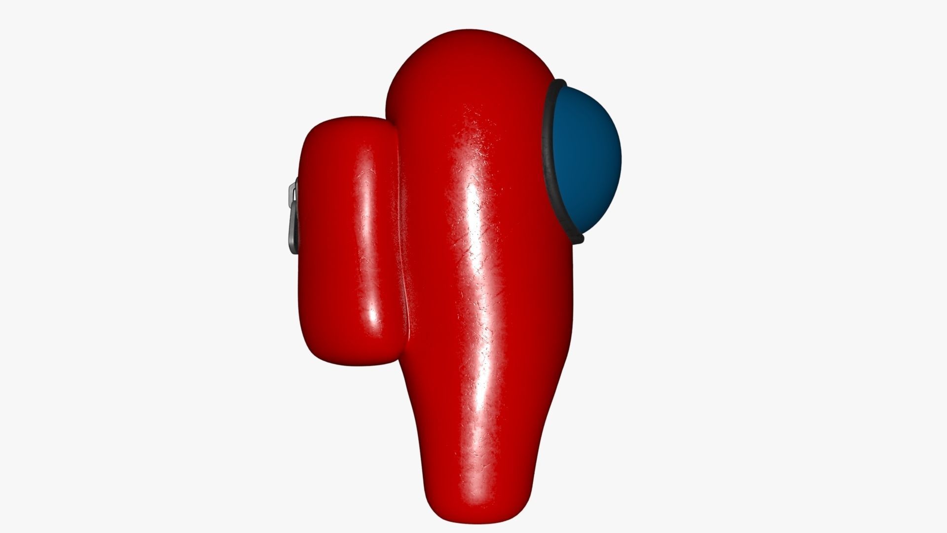 Among Us Red Guy Low-poly 3D model_28