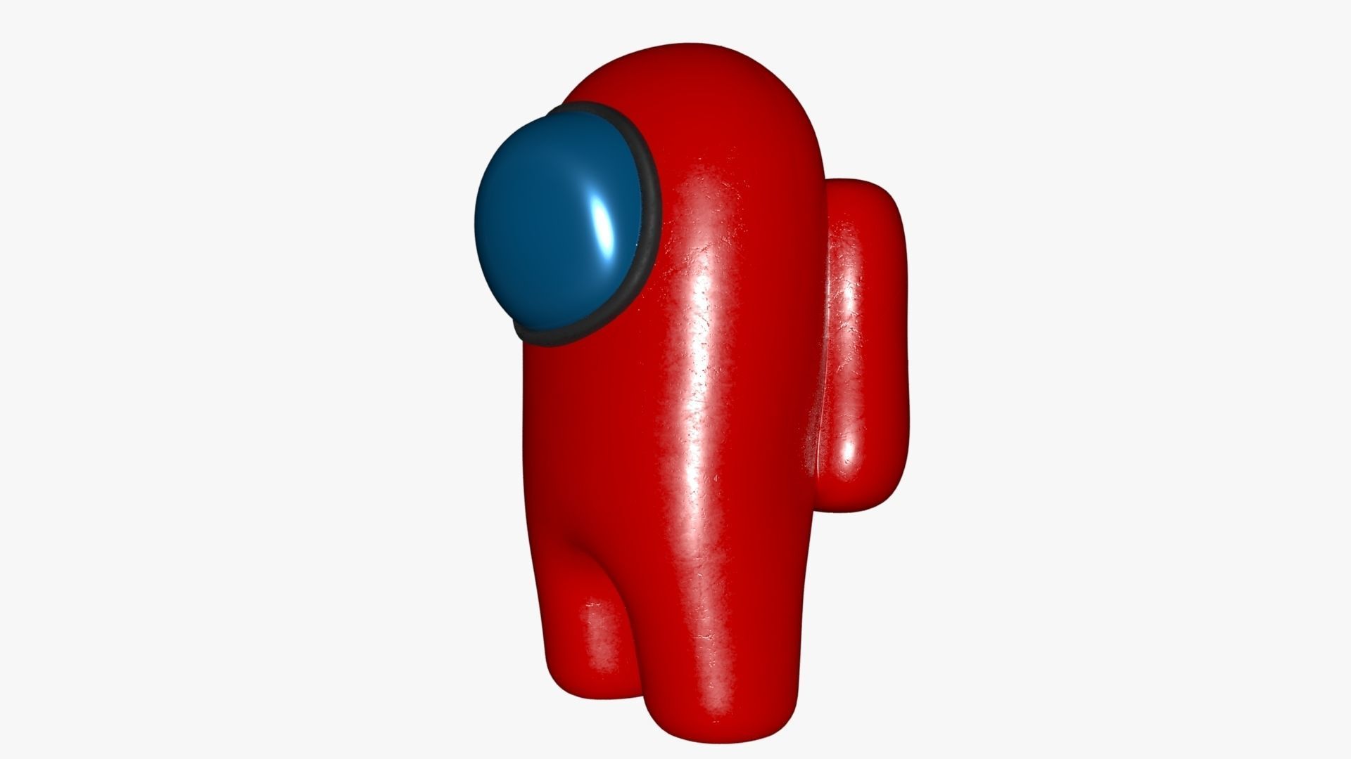 Among Us Red Guy Low-poly 3D model_48