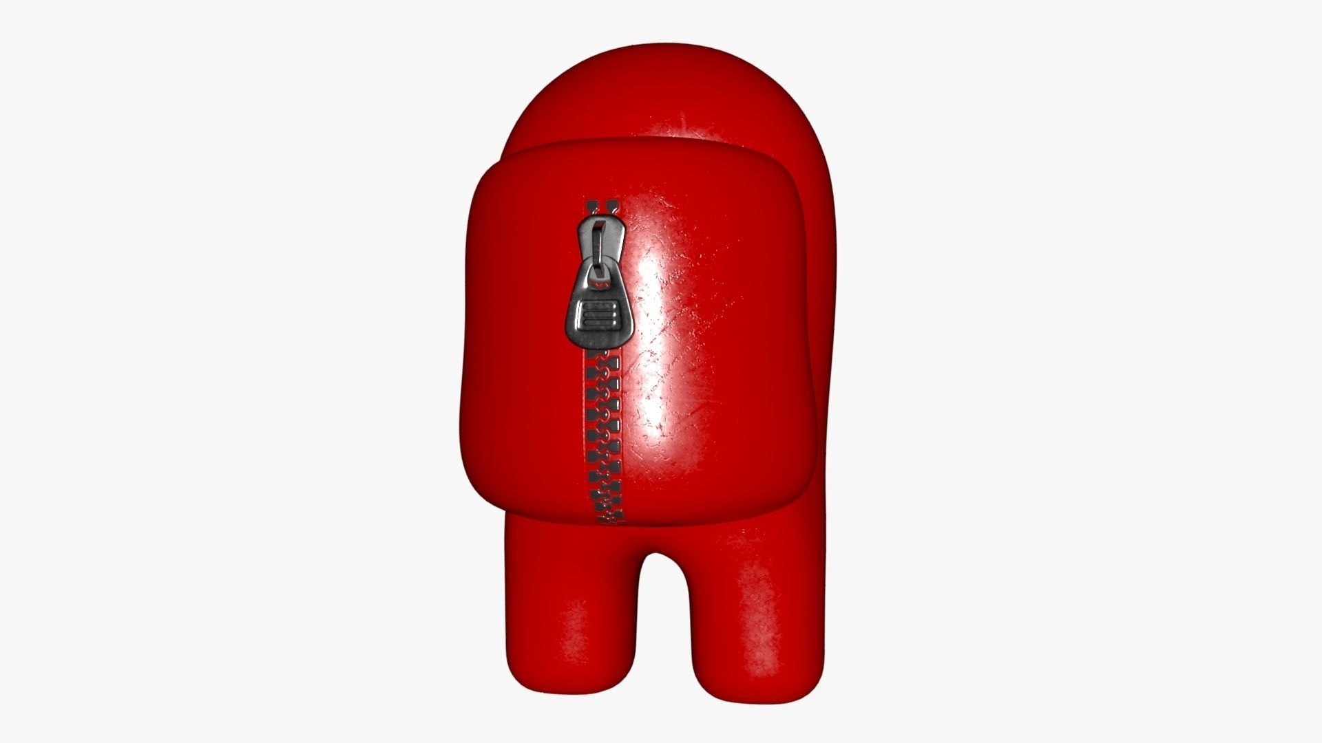 Among Us Red Guy Low-poly 3D model_77