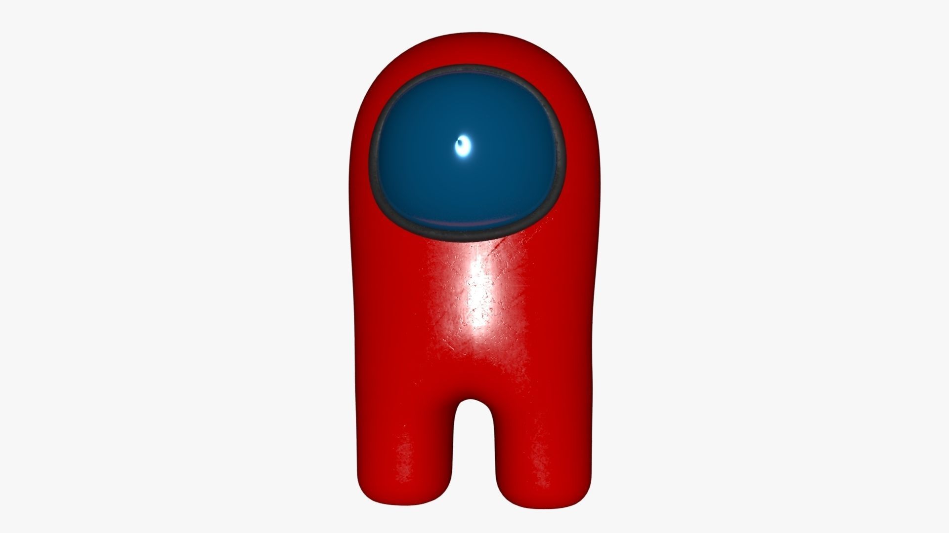 Among Us Red Guy Low-poly 3D model_42