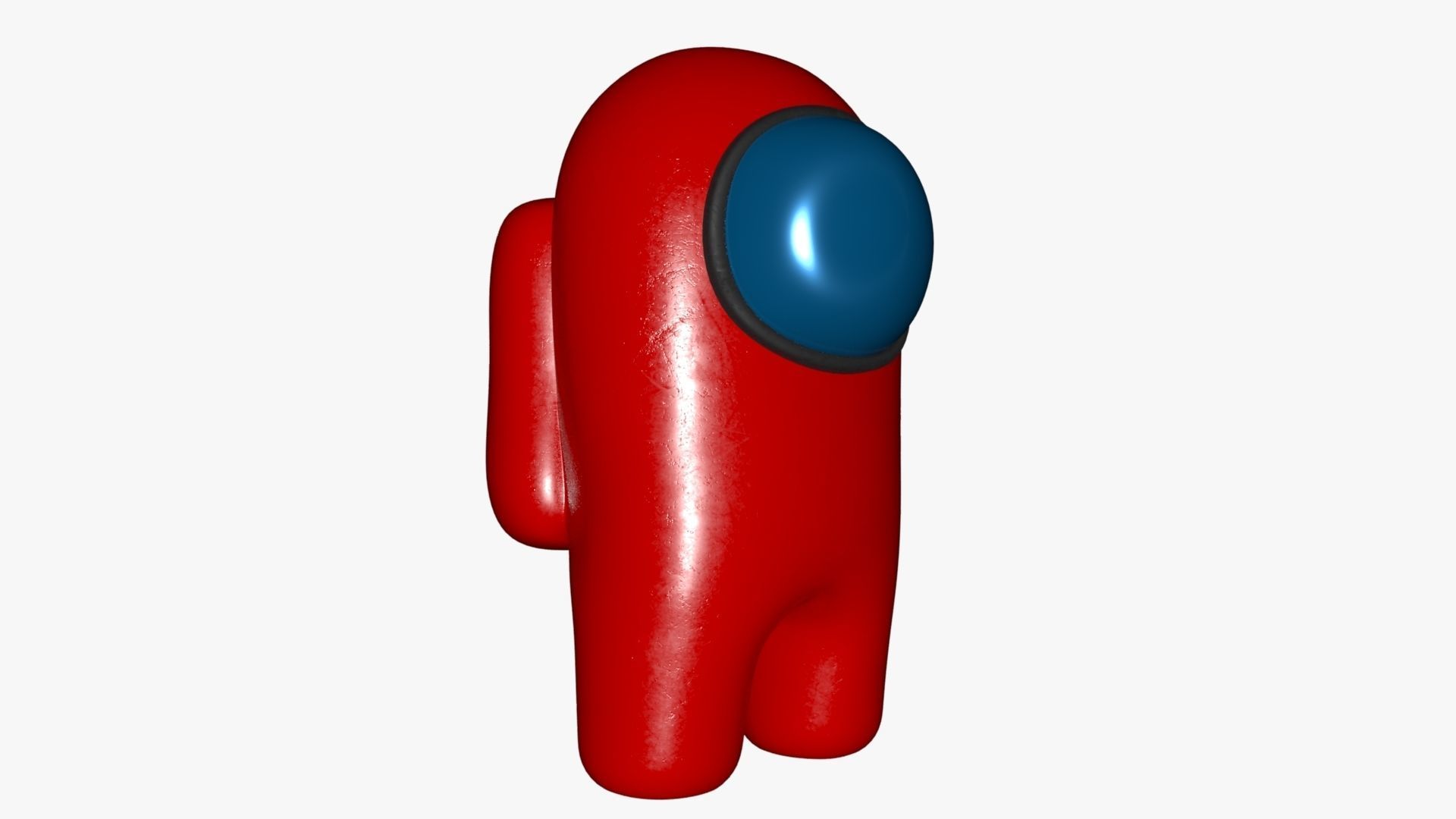 Among Us Red Guy Low-poly 3D model_18