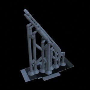 ANTI TANK ARTILLERY FOR WAR TERRAIN 1-35 SUPPORTED STL 3D print model_63