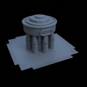 ANTI TANK ARTILLERY FOR WAR TERRAIN 1-35 SUPPORTED STL 3D print model_59