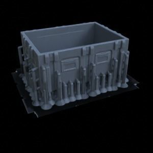 ANTI TANK ARTILLERY FOR WAR TERRAIN 1-35 SUPPORTED STL 3D print model_29