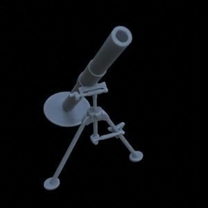 ANTI TANK ARTILLERY FOR WAR TERRAIN 1-35 SUPPORTED STL 3D print model_44