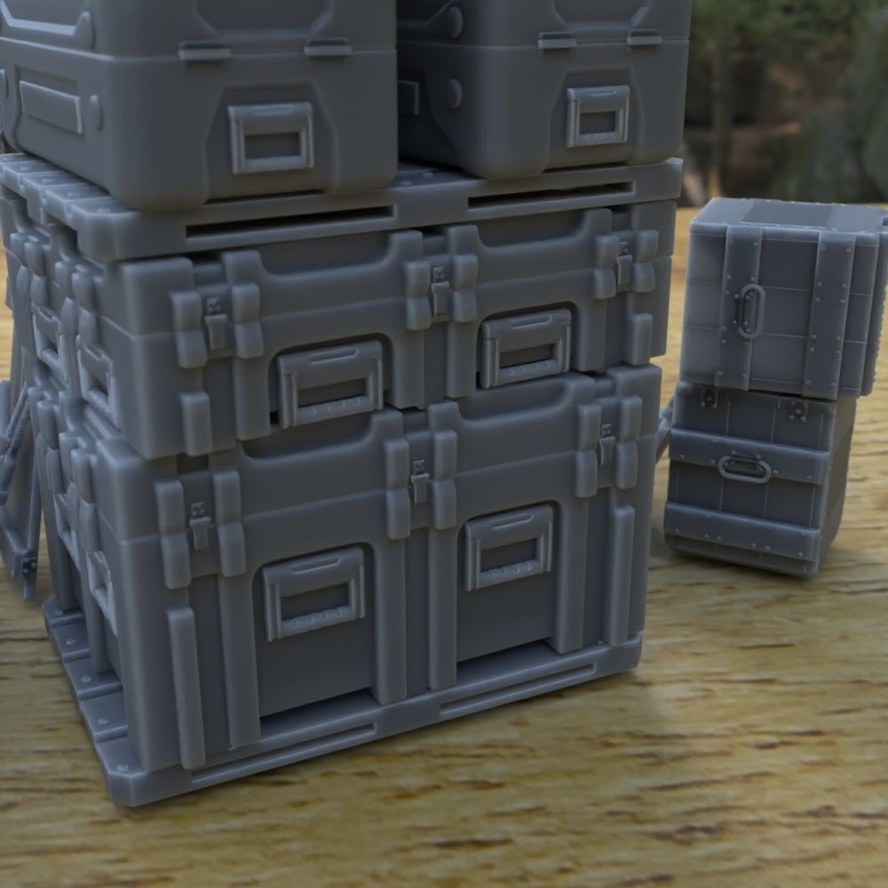 ANTI TANK ARTILLERY FOR WAR TERRAIN 1-35 SUPPORTED STL 3D print model_5