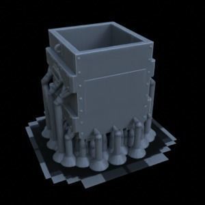 ANTI TANK ARTILLERY FOR WAR TERRAIN 1-35 SUPPORTED STL 3D print model_21