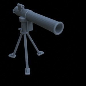 ANTI TANK ARTILLERY FOR WAR TERRAIN 1-35 SUPPORTED STL 3D print model_46