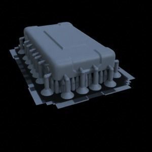 ANTI TANK ARTILLERY FOR WAR TERRAIN 1-35 SUPPORTED STL 3D print model_39