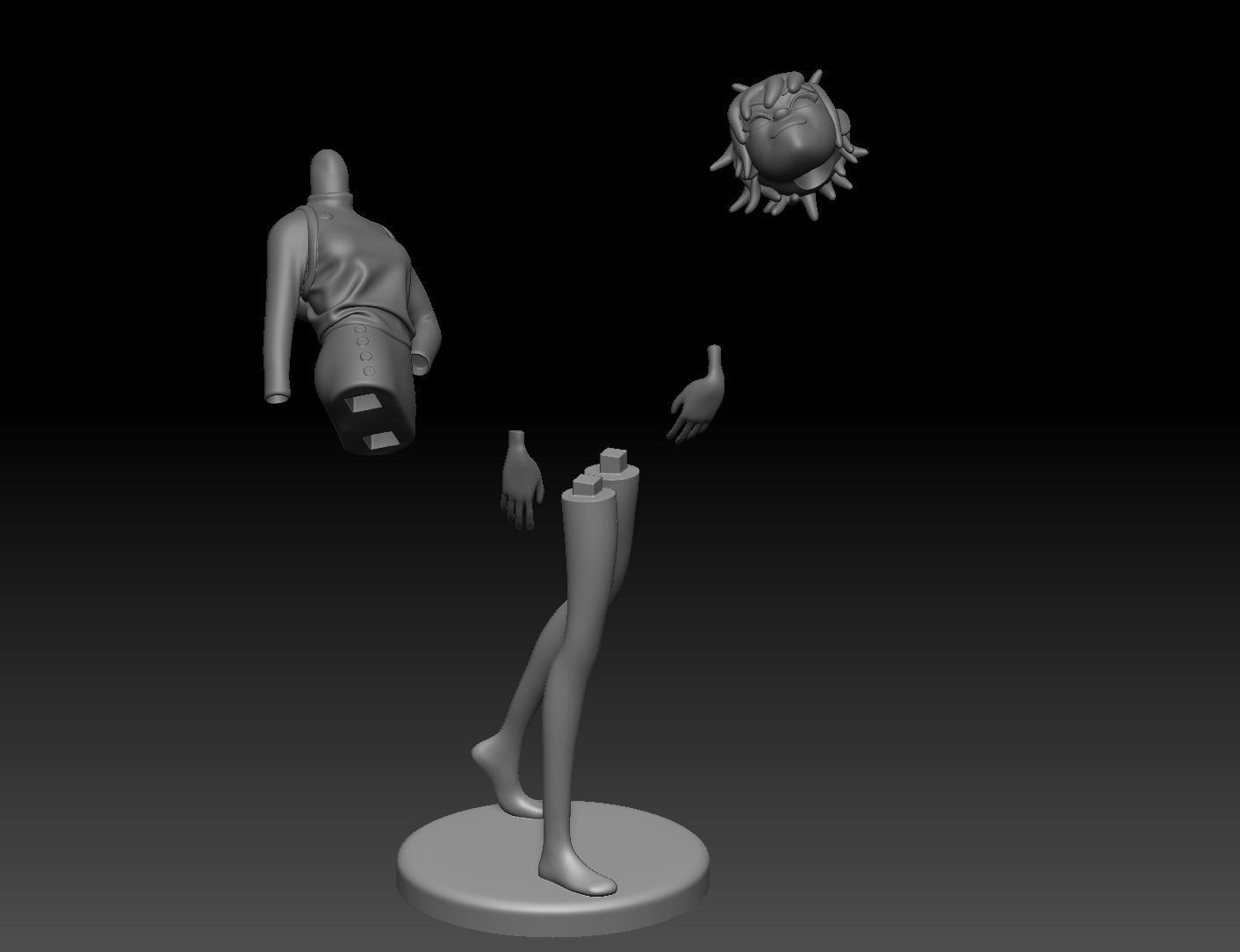Gorillaz - Noodle 3D print model_4