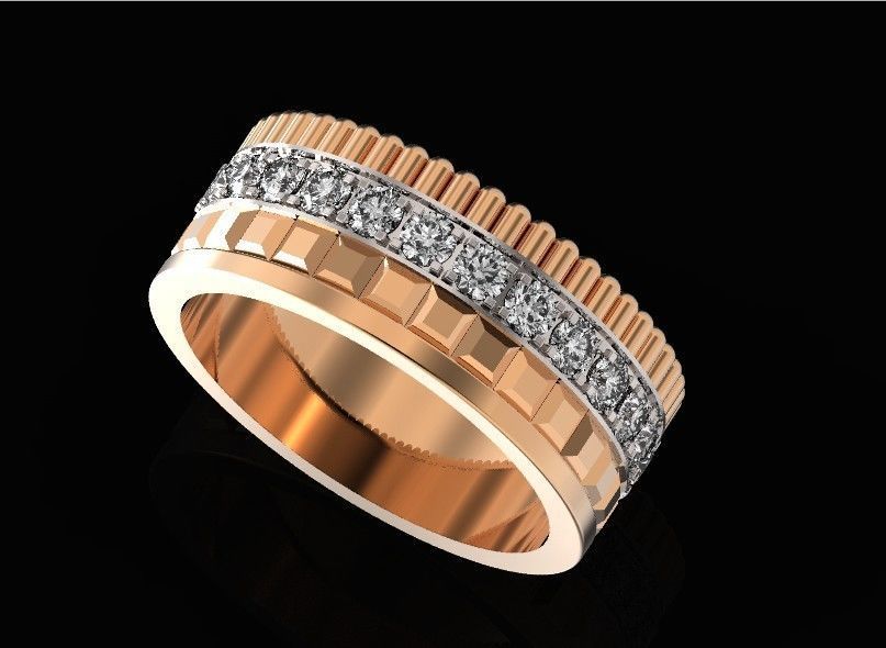 wedding ring Boucheron 513 3D print model_34
