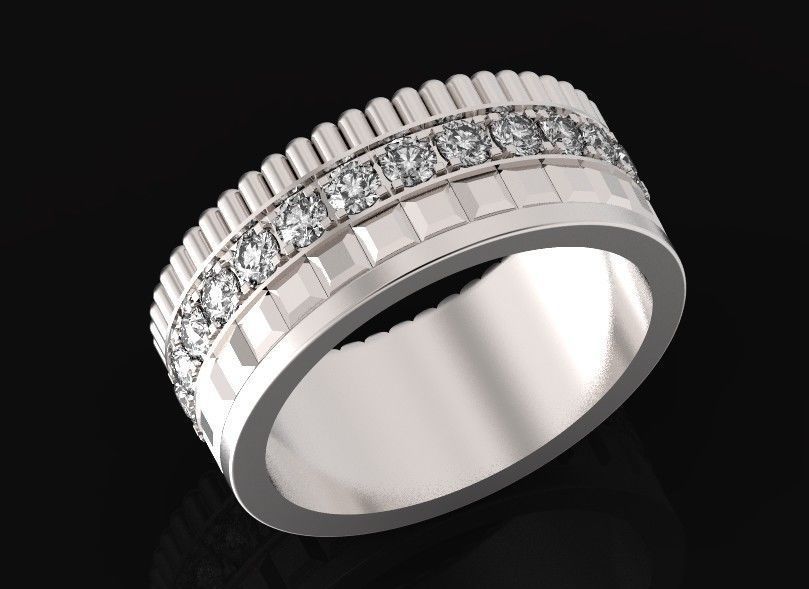  wedding ring Boucheron 513 3D print model_51