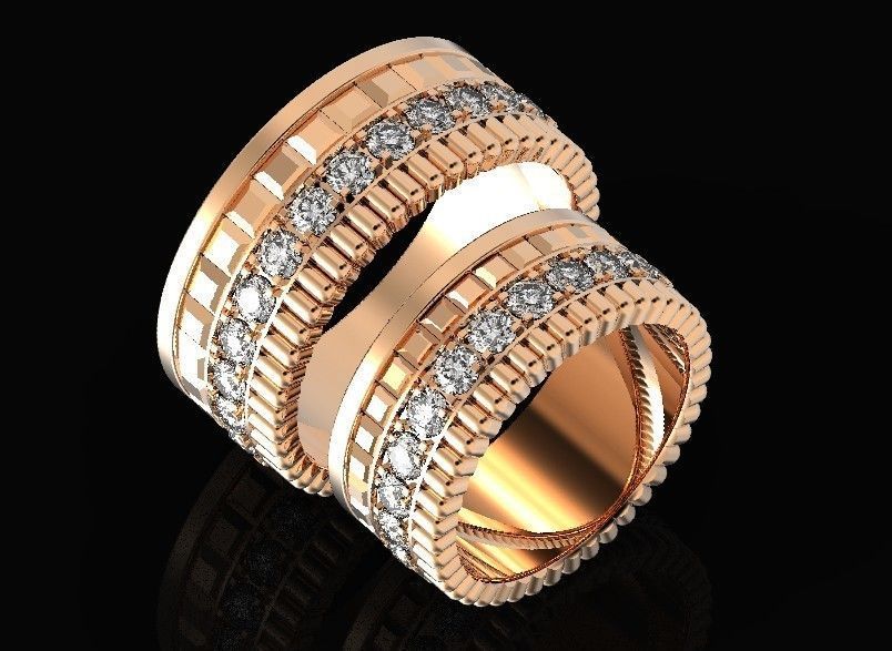  wedding ring Boucheron 513 3D print model_26