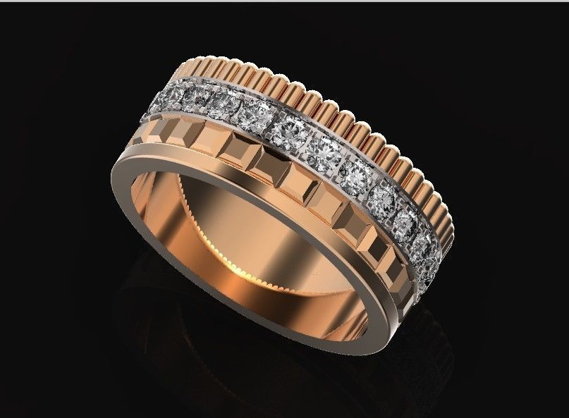  wedding ring Boucheron 513 3D print model_47