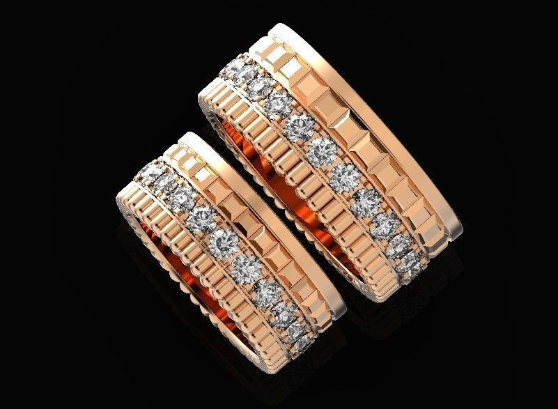  wedding ring Boucheron 513 3D print model_25