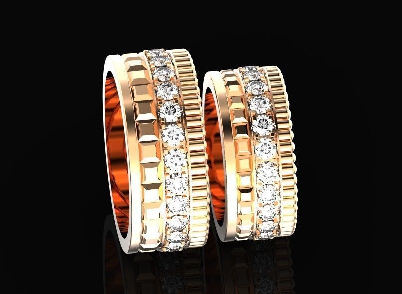  wedding ring Boucheron 513 3D print model_20