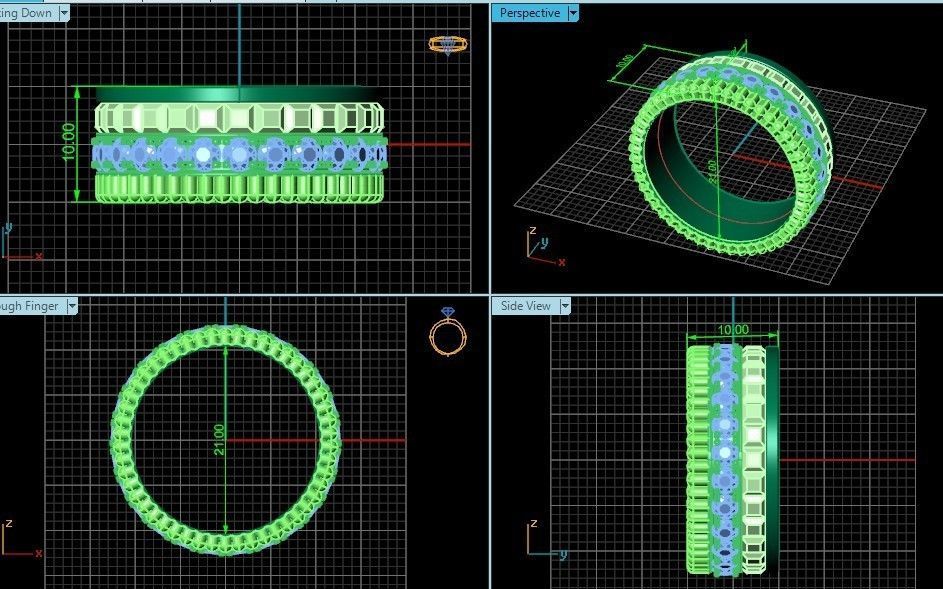  wedding ring Boucheron 513 3D print model_5