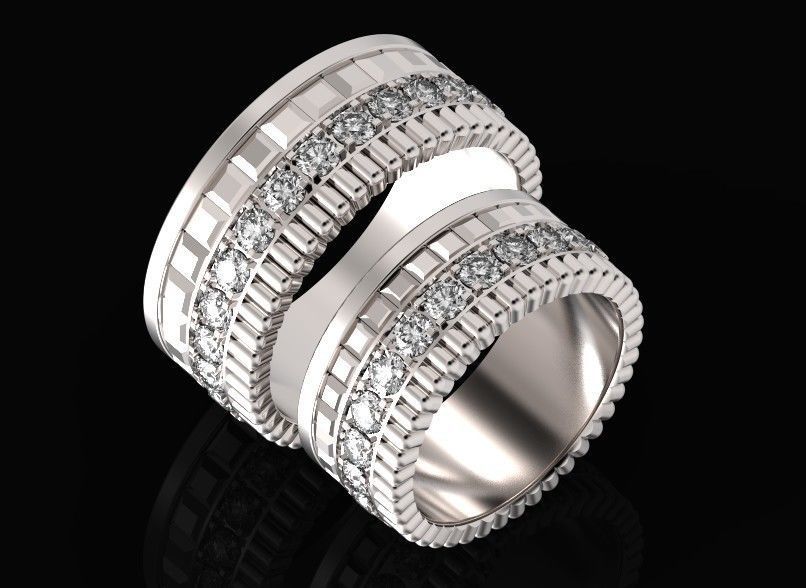  wedding ring Boucheron 513 3D print model_27