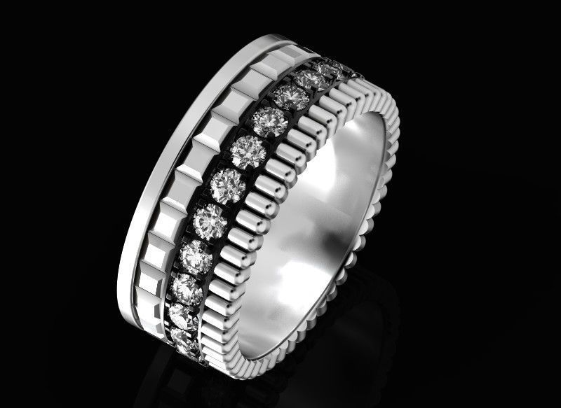  wedding ring Boucheron 513 3D print model_37