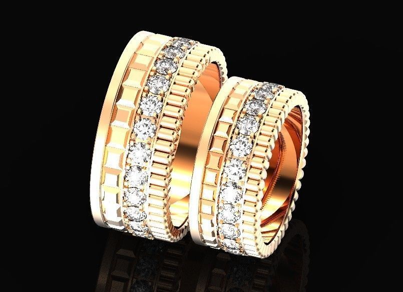  wedding ring Boucheron 513 3D print model_21