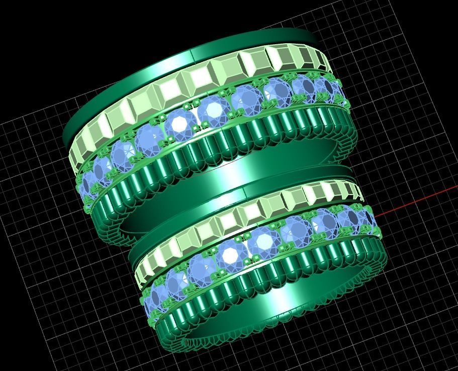 wedding ring Boucheron 513 3D print model_19